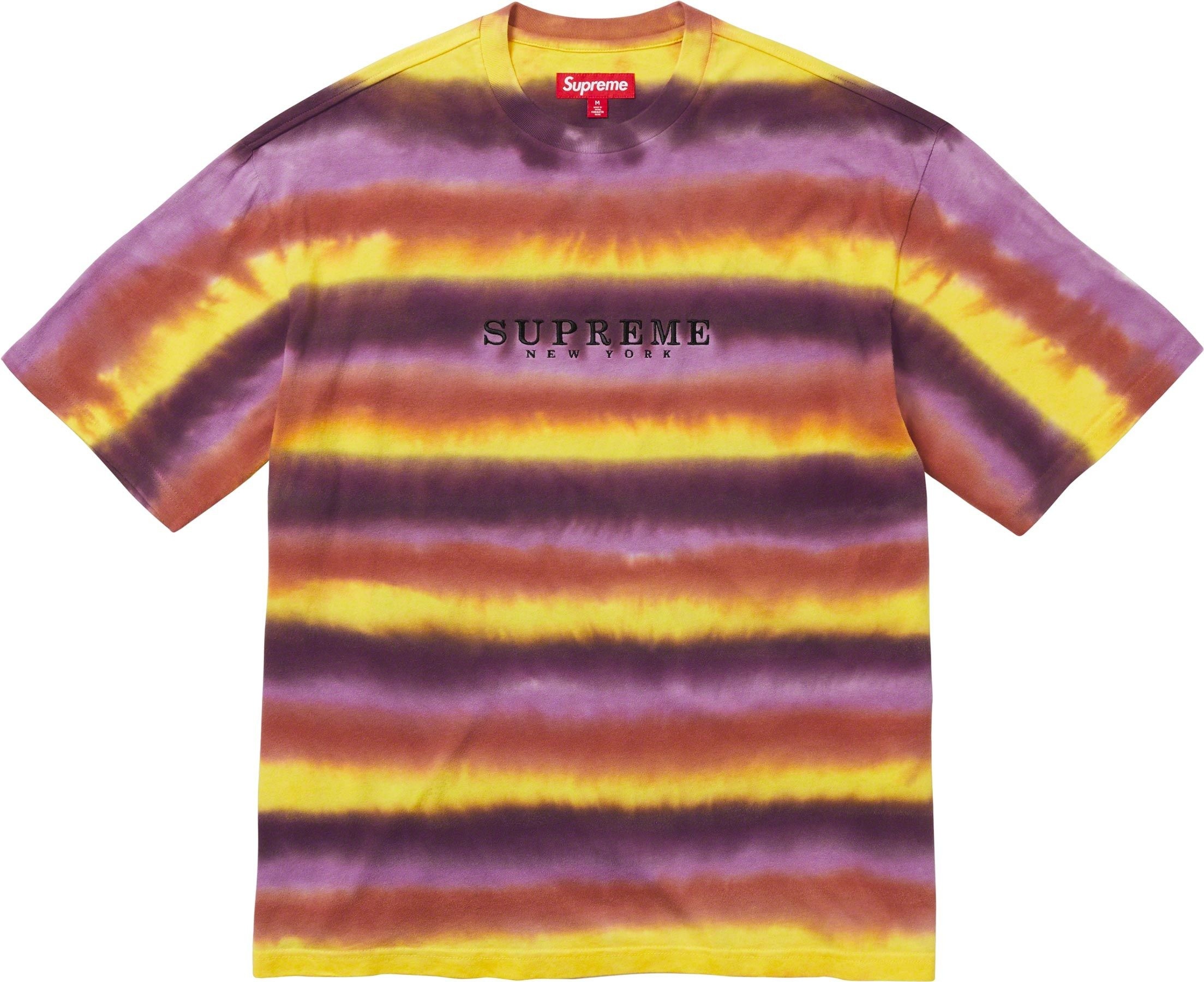 Dyed Stripe S/S Top view 3